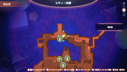 ヴァンダムを継ぐ者の詳細マップ