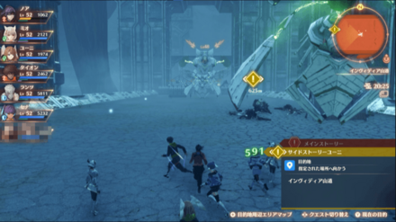 敵を倒しながら道なりに進んでいく