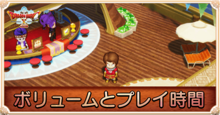 ボリュームとプレイ時間