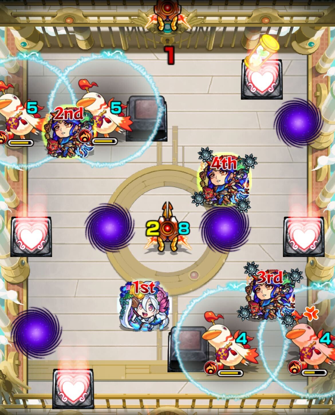 天魔の孤城1の間ステージ3クロスドクロ処理後