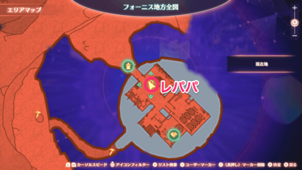 パーツはどこへ？の詳細マップ