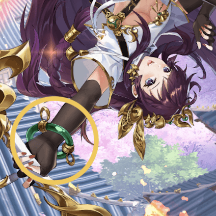 少女廻戦の具現化の指輪のタップする場所