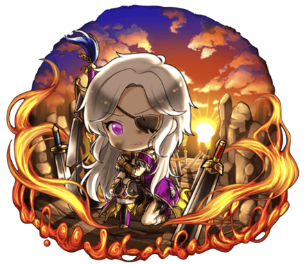 不撓の夏侯惇の初期イラスト