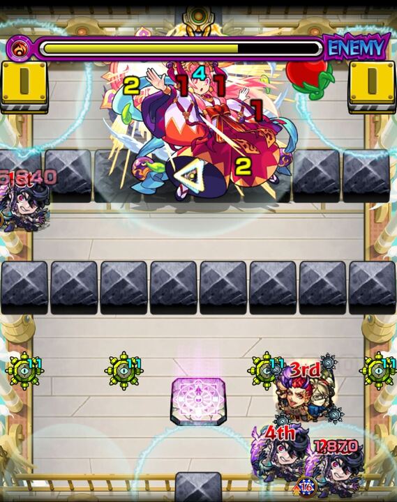 天魔の孤城10ステージ1クロスドクロ処理後