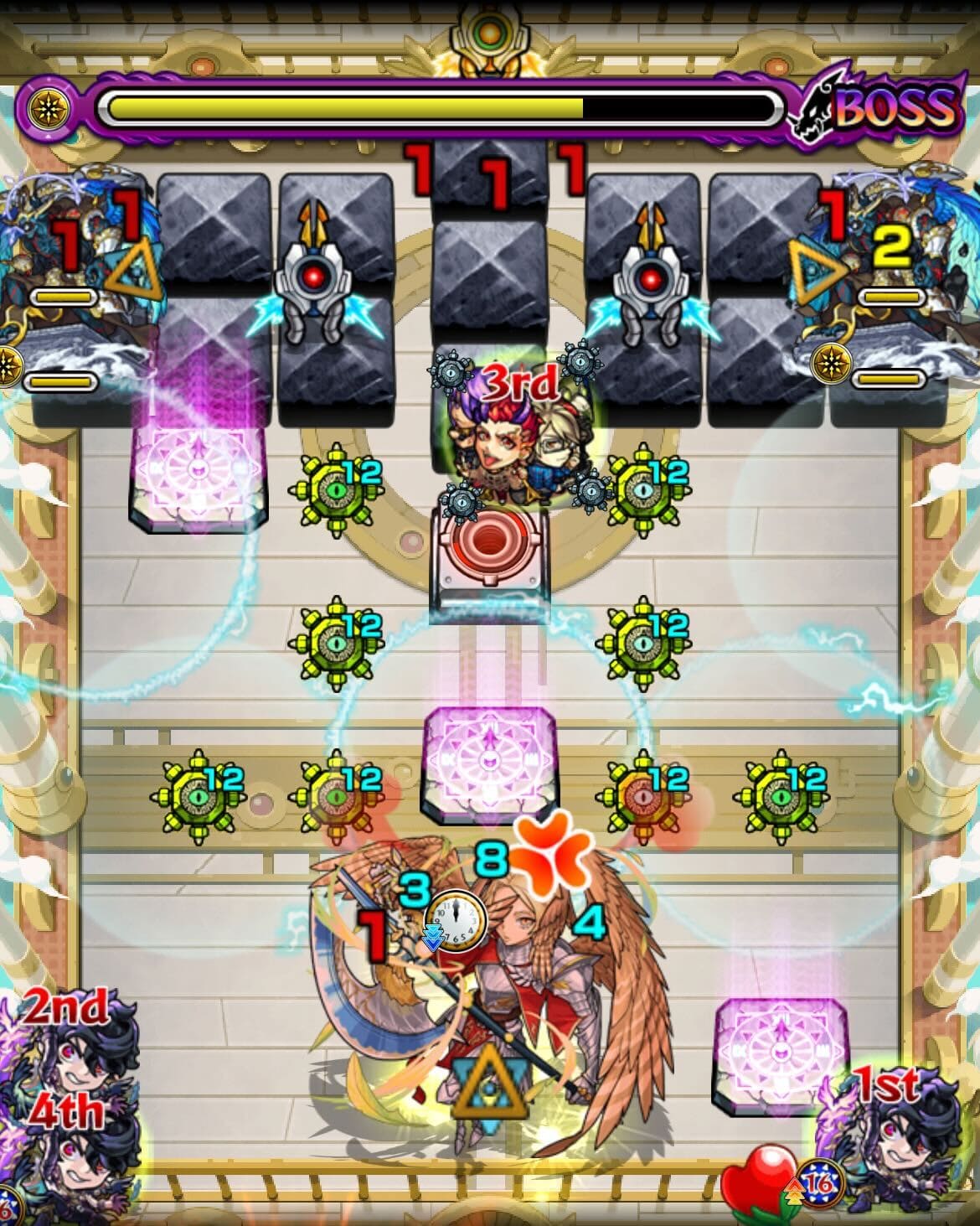 天魔の孤城10ボス1クロスドクロ処理後