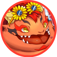 夏お花見ドラゴンのアイコン