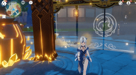 元素スキルの岩共鳴