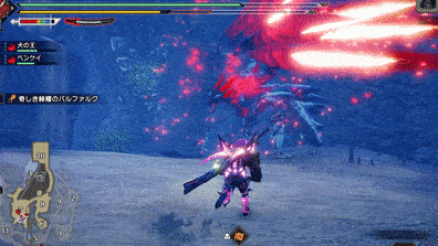 バルファルクの2連翼突き刺し