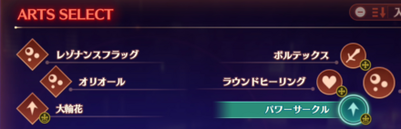 メディックガンナーのアーツ