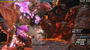 紅蓮滾るバゼルギウスの2連続突進