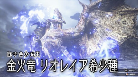 リオレイア希少種