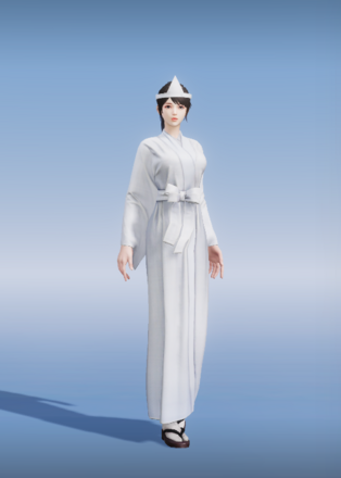 白装束の幽霊画像