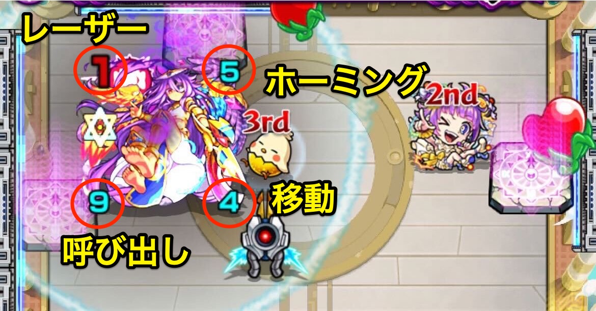 天魔の孤城9ボス3覚醒後の攻撃パターン