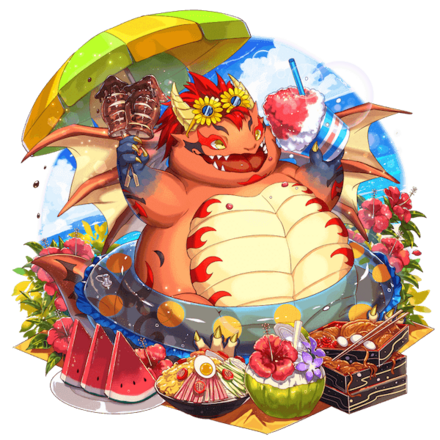 オセロニアの［絶品夏グルメ］お花見ドラゴンの画像