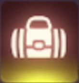 真黒な欠けたブローチ画像