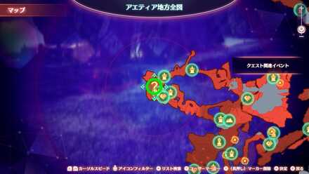 コロニーガンマのマップ