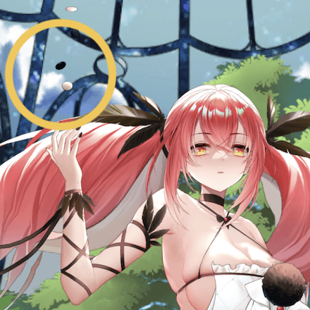 少女廻戦の善と悪のタップする場所