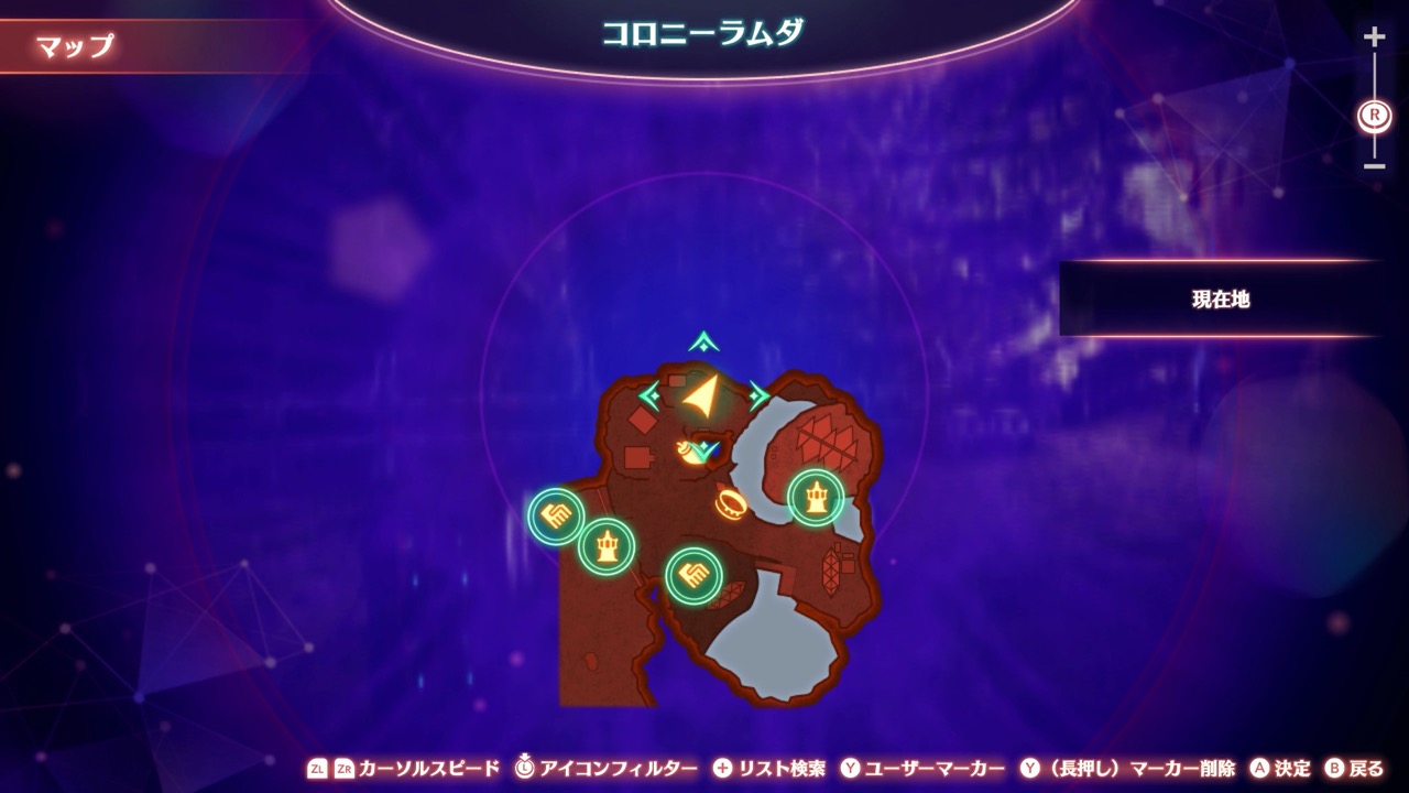 過去と現在の詳細マップ