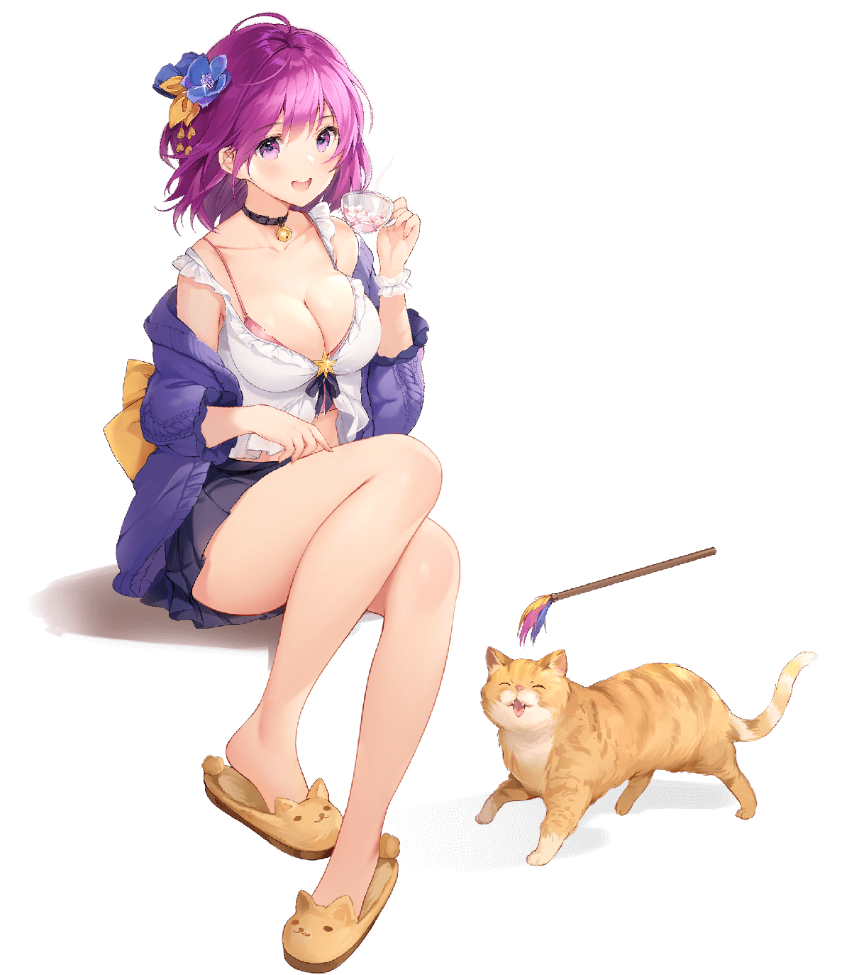 ［庭先の安らぎ］蒋欽の画像