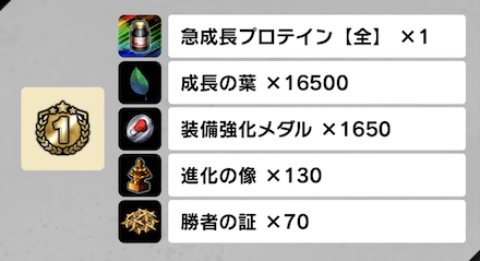 「気高き星々の誓い」個人報酬