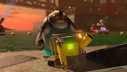 オオモノシャケのテッキュウ