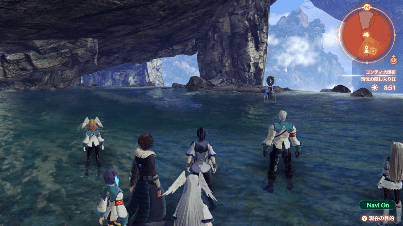 清流の隠し入り江