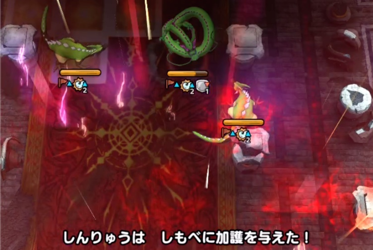 3ターン目にみかわし100%を付与してくる