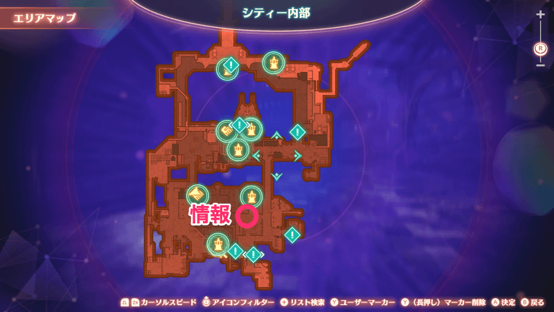 コロニー15の兵士達の詳細マップ