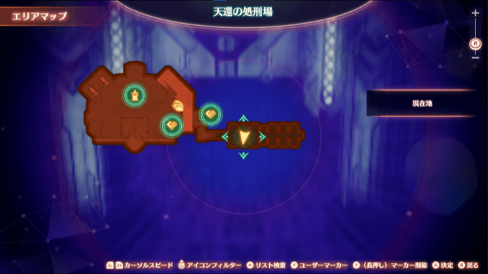 囚人：シュウリの事情の詳細マップ