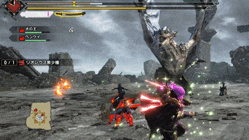 銀レウスの蹴りから3連ブレス