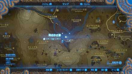 雷電の剣のマップ