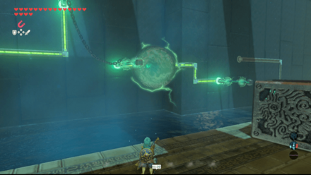 鉄球で電気を通す