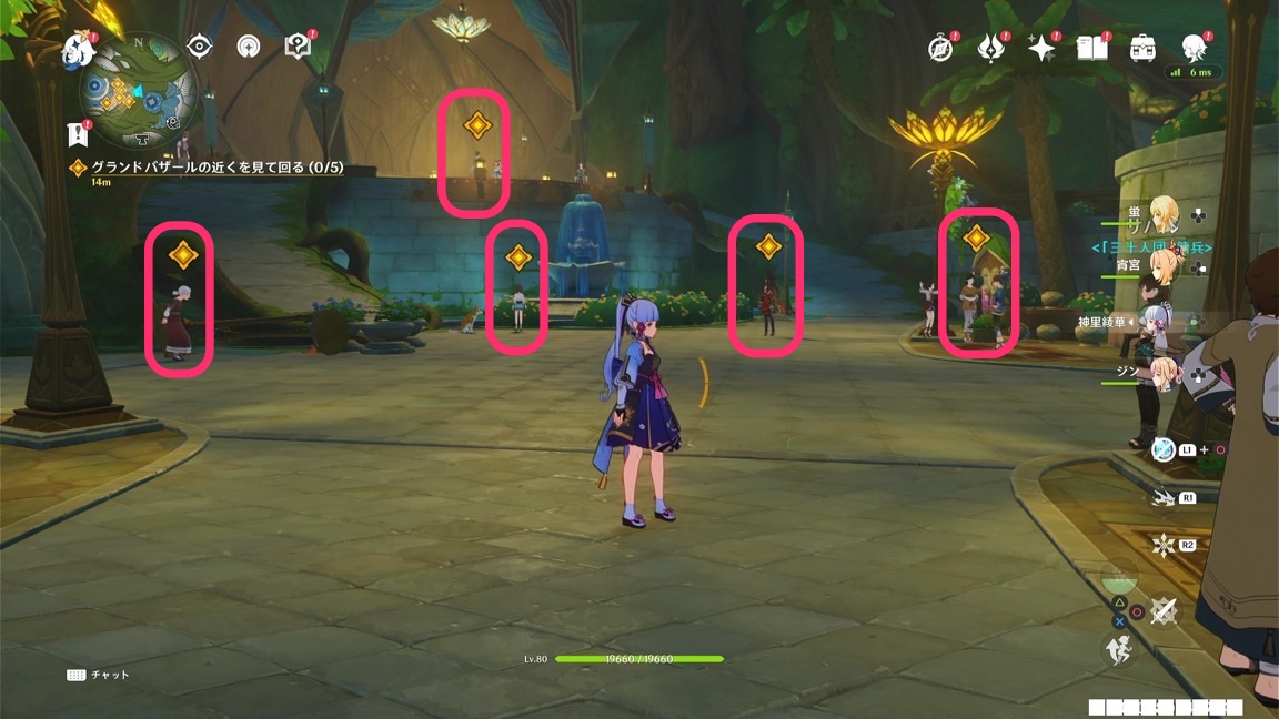 バザールでの会話