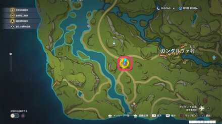 森の中の奇遇のマップ