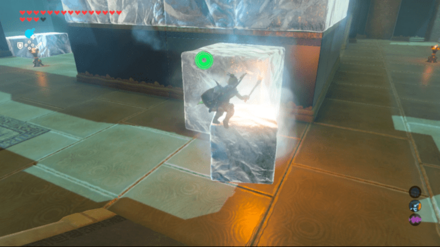 融かして足場にする