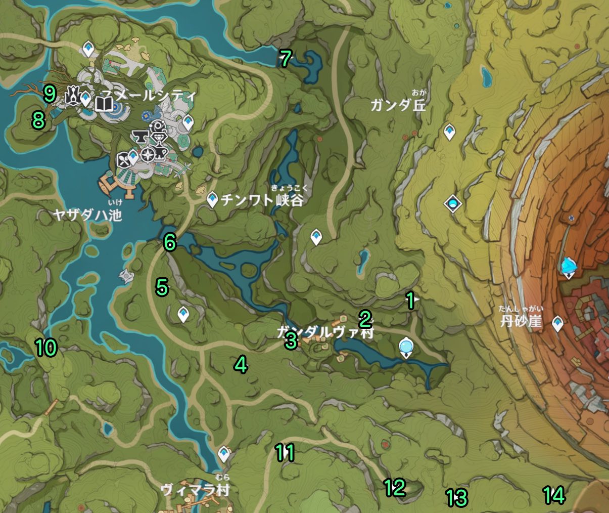 アビディアの森の草神の瞳