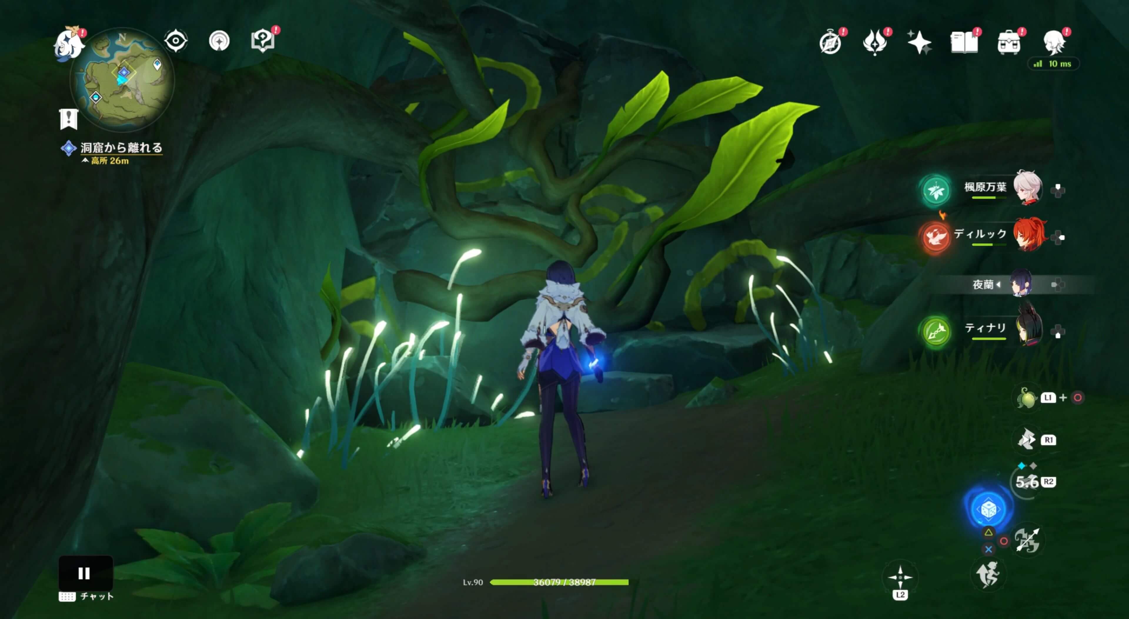 石を破壊し外に出る