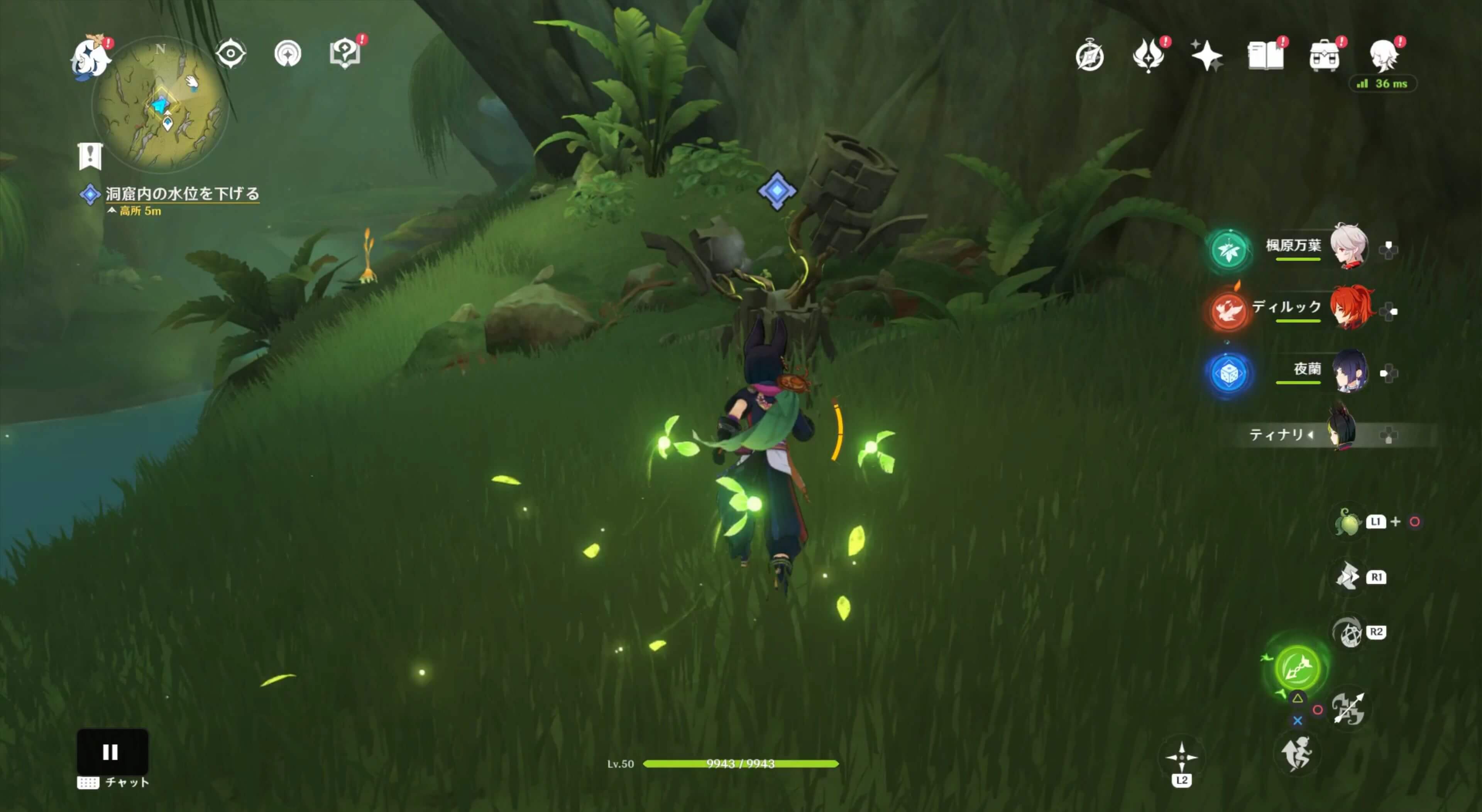 壊れた元素石碑を修復