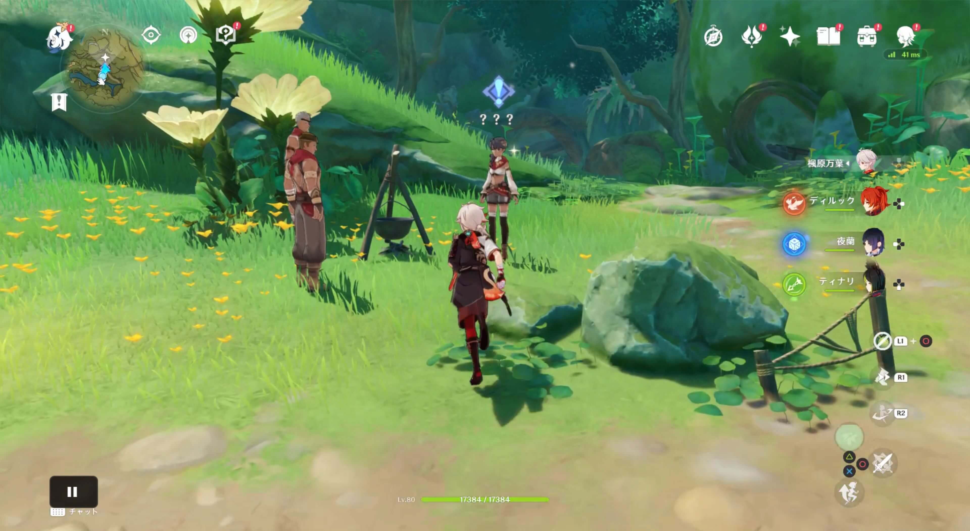 エルマイト旅団に近づき話を聞く