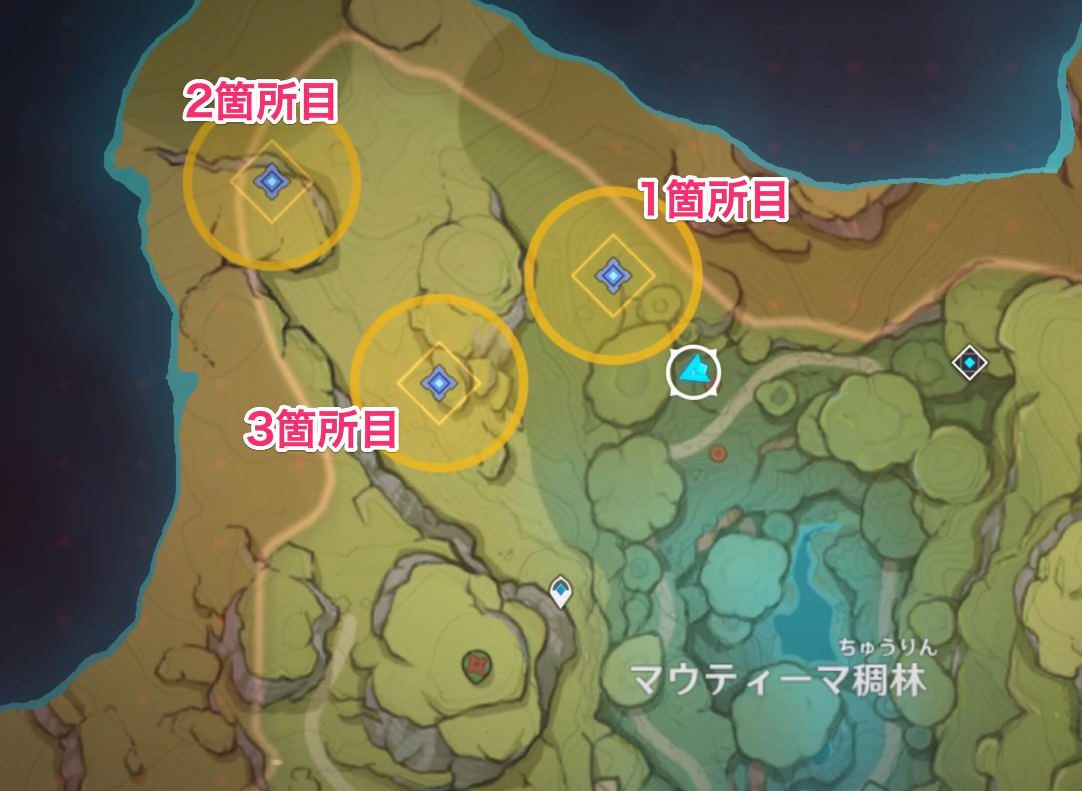 クサヴァを切り替えながらギミックを解き死域の汚れを排除する