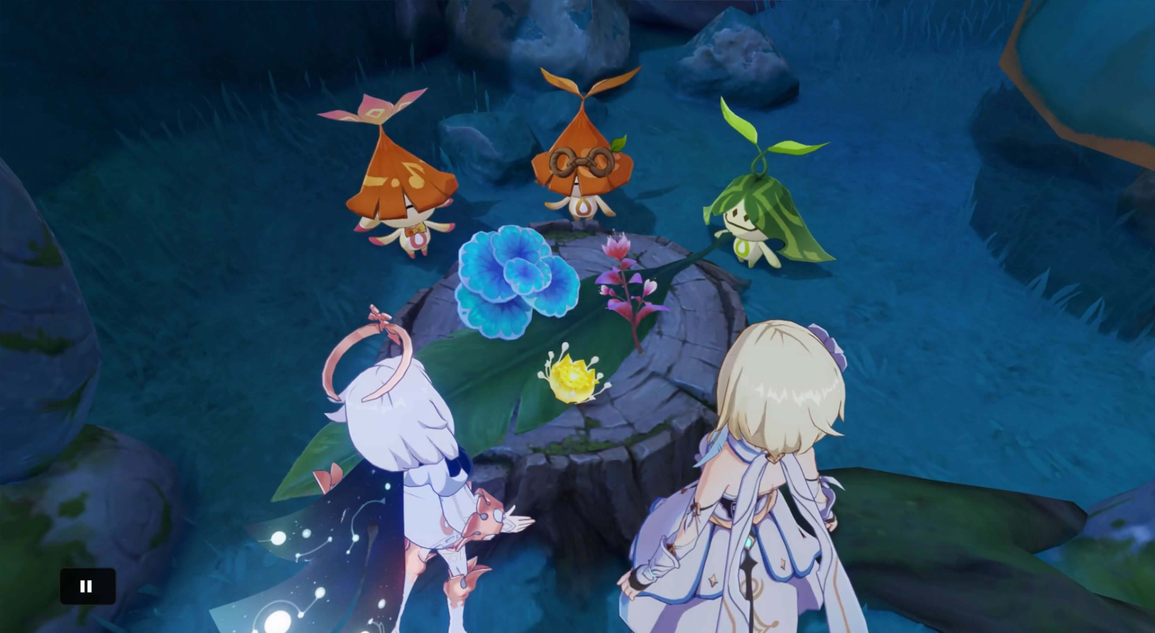 アランハオマ儀式を行う