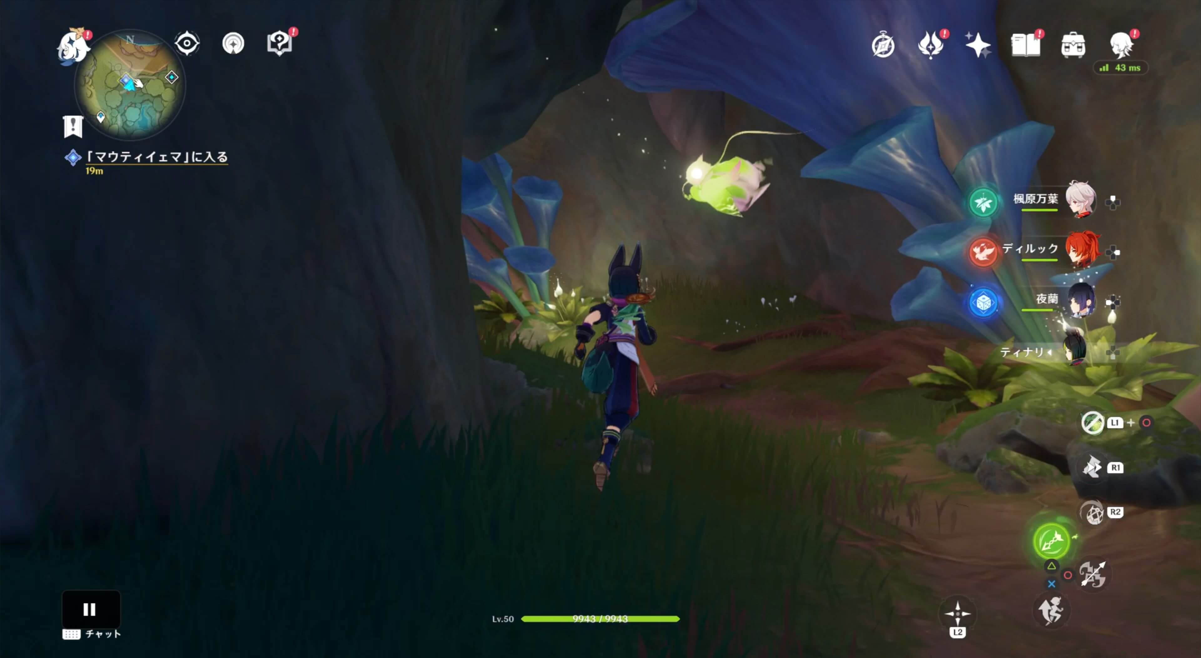 仙霊を追いかける