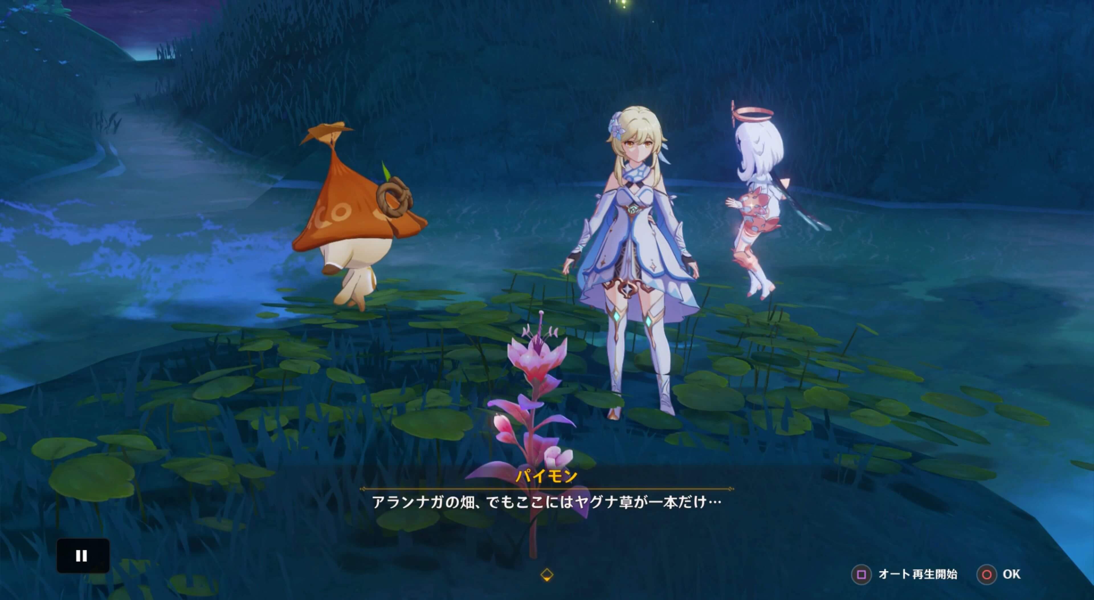 ヤグナ草を拾いに行く