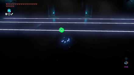 しゃがんで回避