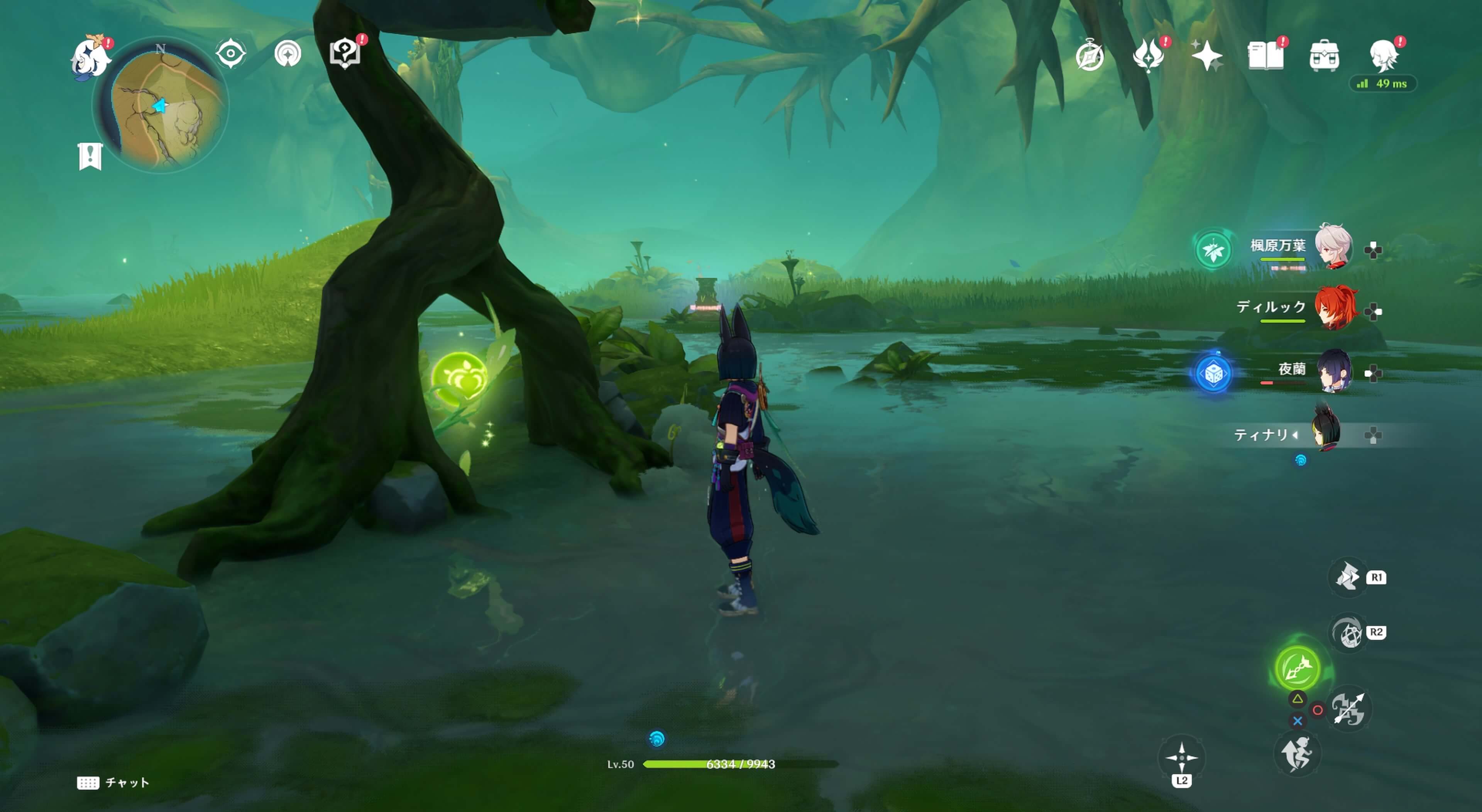 ツル草ギミックの中