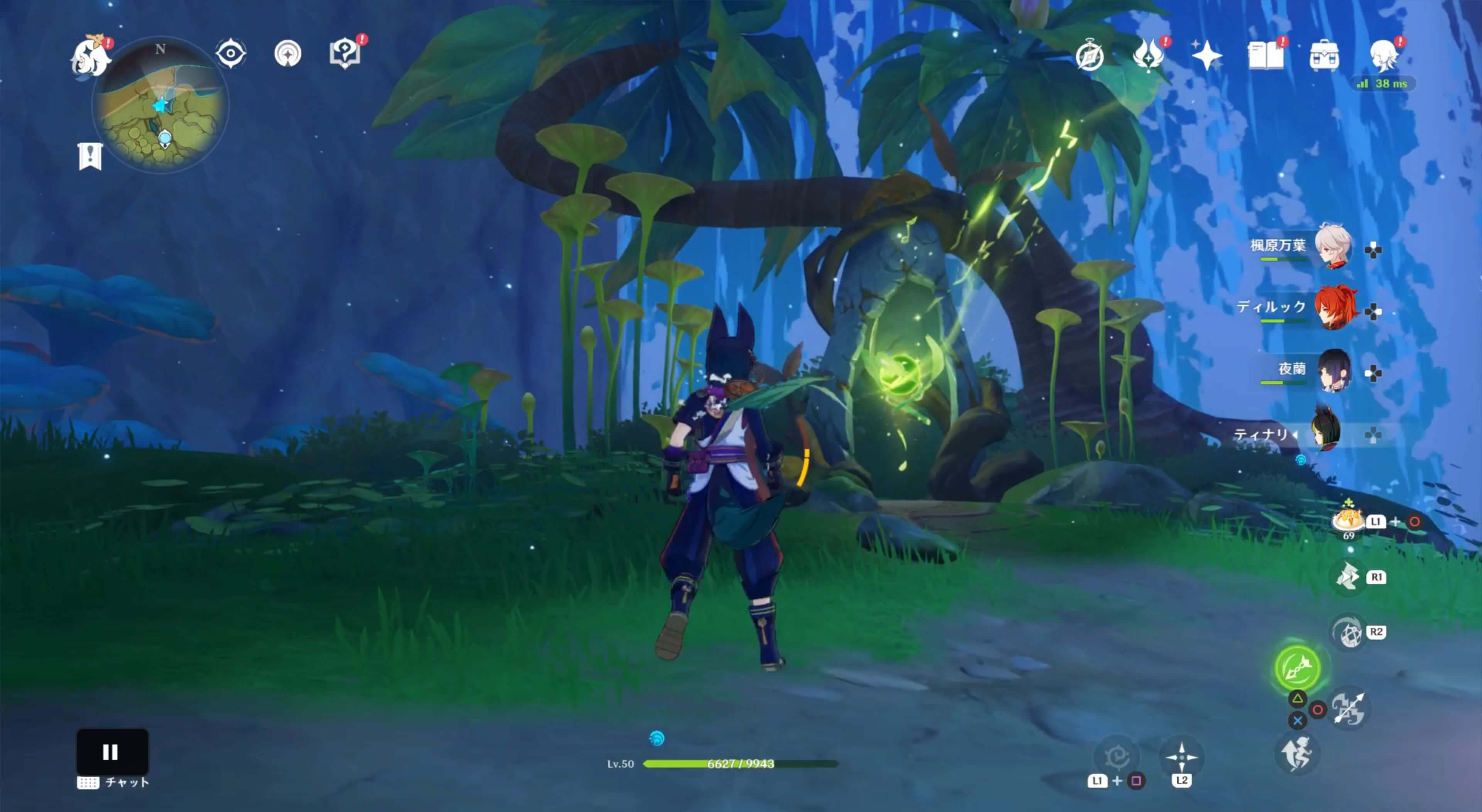 アランラジャがいる家の後ろ