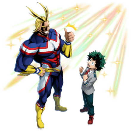 オセロニアの［憧憬］緑谷出久＆オールマイトの画像