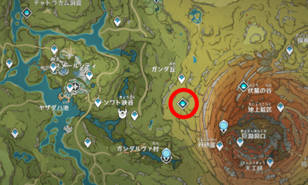 縁覚の塔のマップ画像