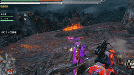 オロミドロ亜種の地面潜り