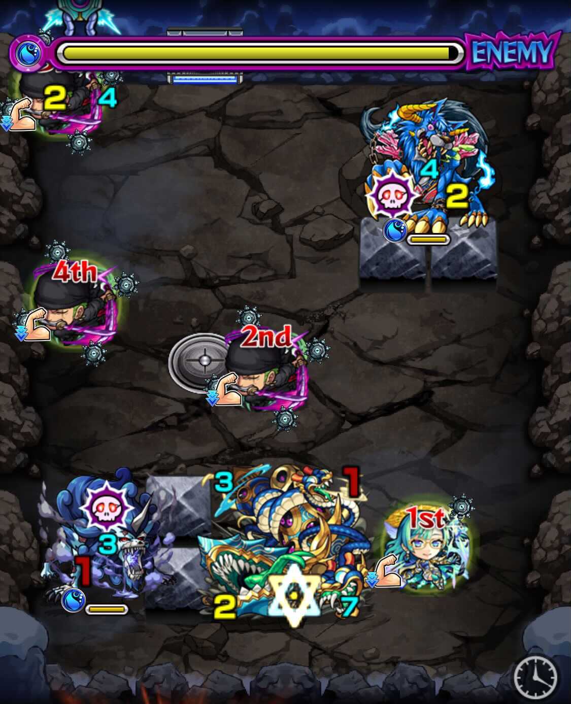 カイドウステージ3クロスドクロ処理後